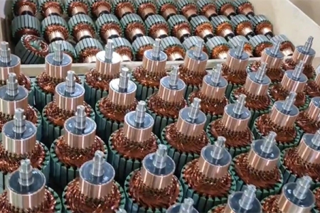 直流電機轉(zhuǎn)子組件視頻